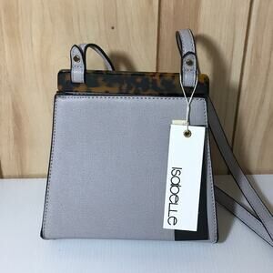 NWT Isabelle Vegan Mini Triangle Shape Crossbody Bag